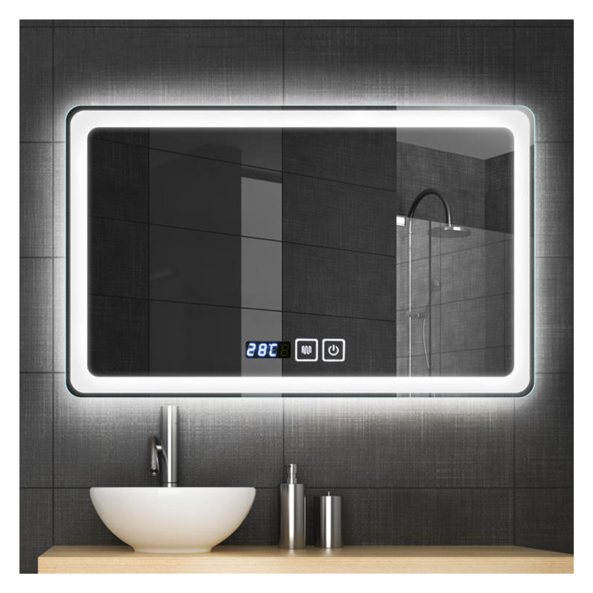 Frost-Tech Rectangular Mirror